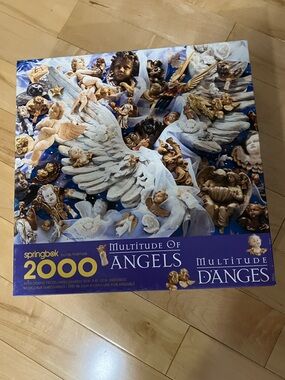 Springbok “Multitude of Angels” 2000-Piece Puzzle 34” x 42.5” Vintage Hallmark